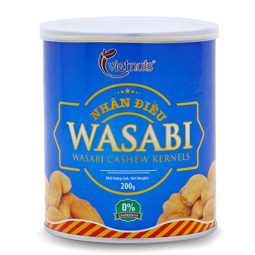 Hạt điều wasabi Vietnuts hộp 200g